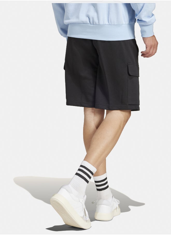 Adidas essentials feelcozy fleece cargo men's shorts  - Image 4