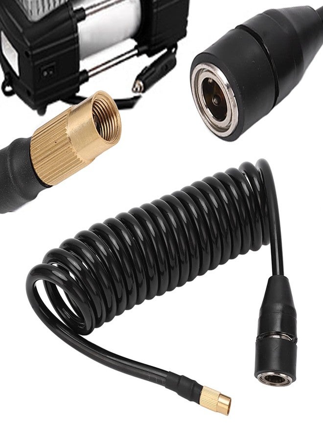 Estink Car Air Pump Hose, 300cm/9.84ft Length PS20 Female Plug Tire Inflator Extension Tube Auto Tire Pump Hose Adapter Replacement for Tire Nozzle Car Motorcycle, Black - Image 3