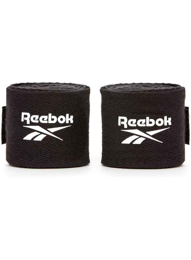 Reebok Reebok 12Oz Boxing Gloves + Wraps Set - Gold/Black  - Image 2