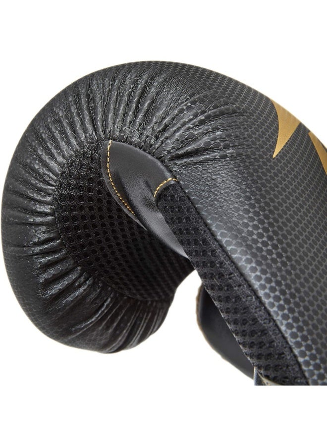 Reebok Reebok 12Oz Boxing Gloves + Wraps Set - Gold/Black  - Image 4