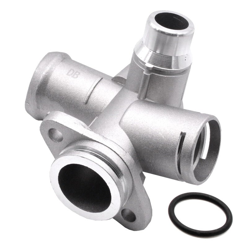 Generic HAOTOM Aluminum Coolant Hose Flange Compatible For Audi A4 B7 A4Quattro 2.0L/2.0T 2005 2006 2007 2008 2009 Engine Coolant Flange Water Pipe  - Image 1
