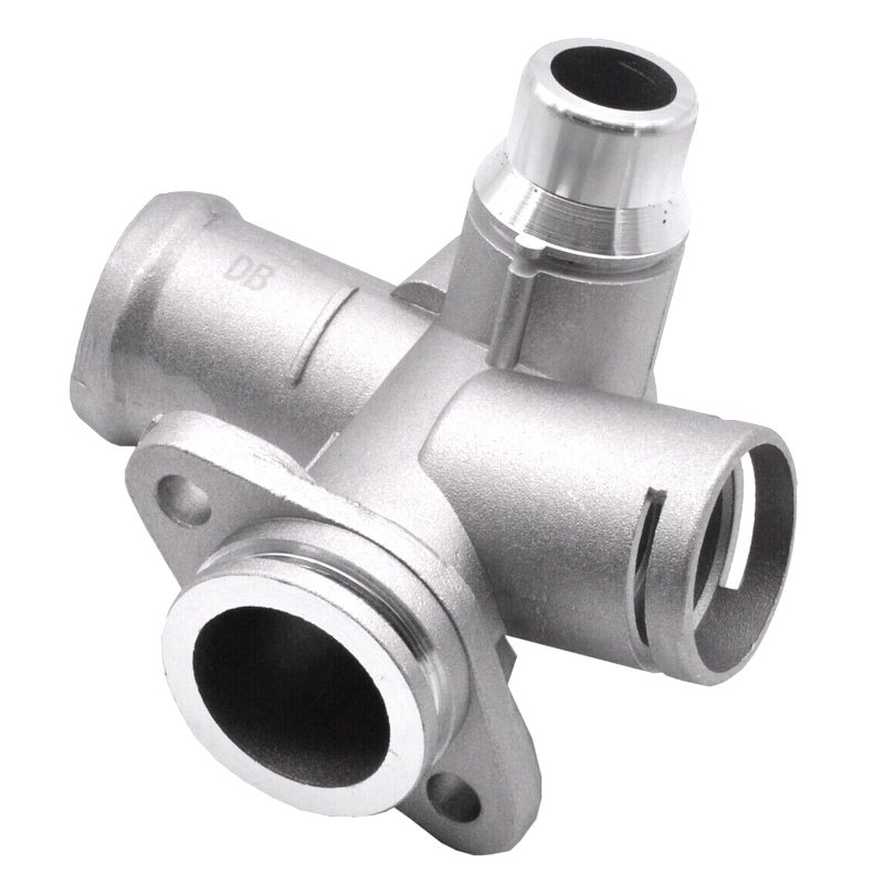 Generic HAOTOM Aluminum Coolant Hose Flange Compatible For Audi A4 B7 A4Quattro 2.0L/2.0T 2005 2006 2007 2008 2009 Engine Coolant Flange Water Pipe  - Image 2
