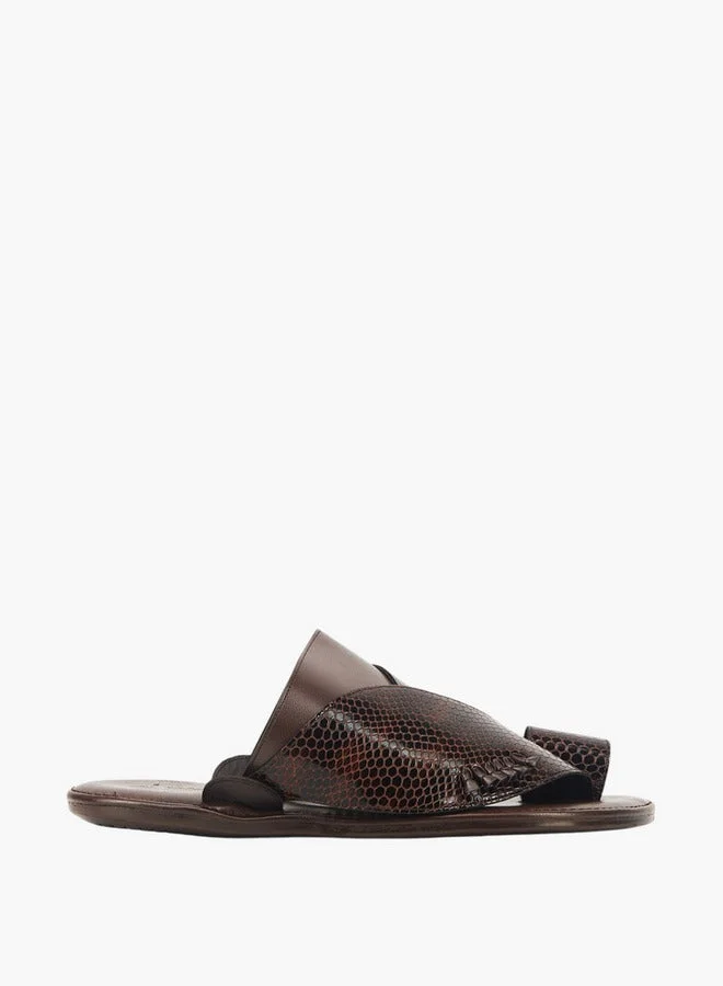 Al Waha Men's Arabic Sandals with Toe Loop - Ramadan Collection