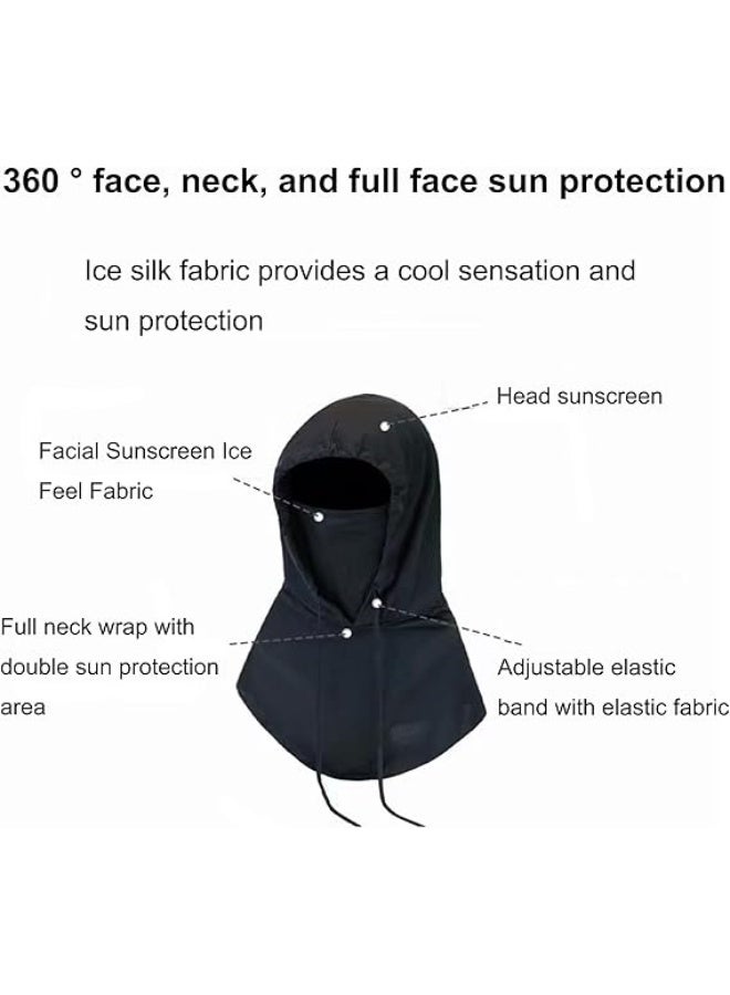 SUNSAR Balaclava Sun UV Protection Hood Breathable Full Head Mask Face Cover for Men Women Fishing Cycling,2 Pack - Image 3