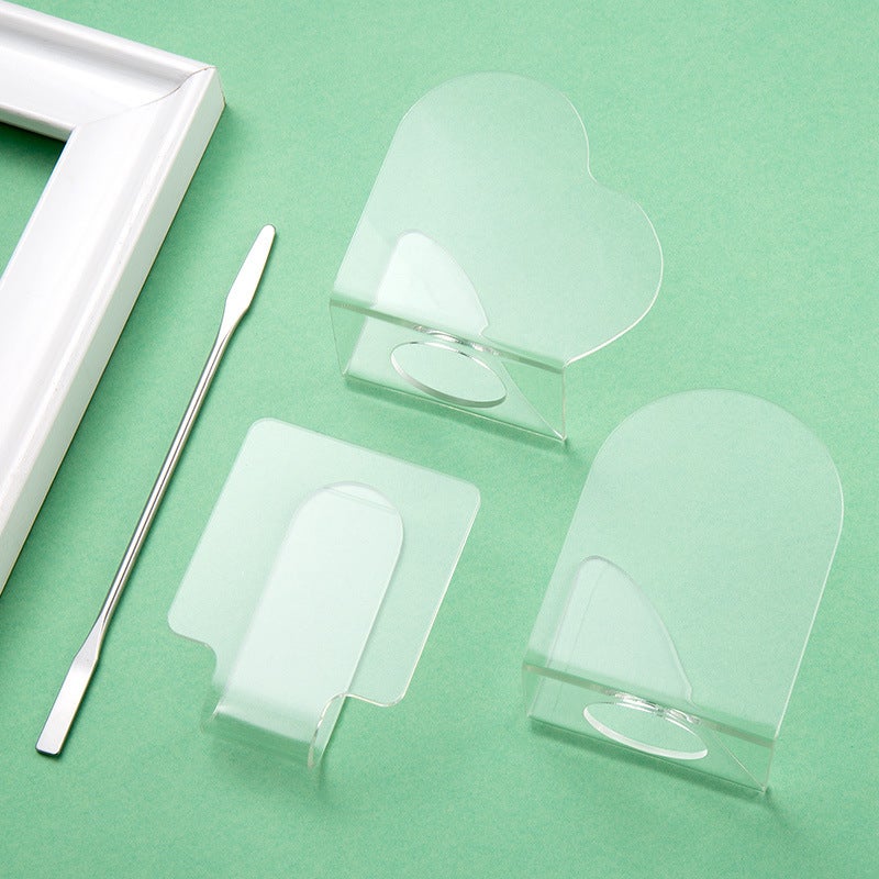 Acrylic Nail Art Palette Set – Transparent Painting Tool for General Use - Image 4