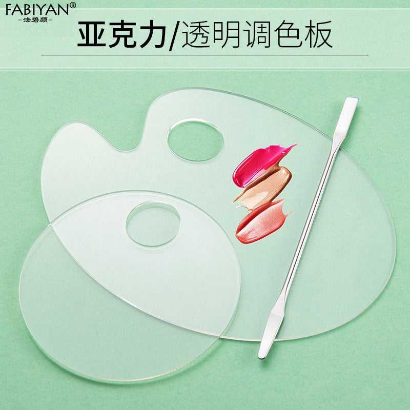 Acrylic Nail Art Palette Set – Transparent Painting Tool for General Use - Image 3