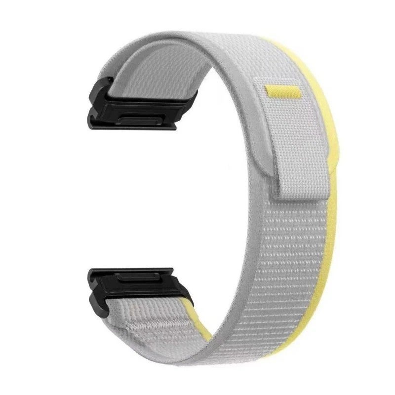 Bluejw 22/26mm Braided Nylon Quick Release Watch Strap Replacement for Garmin Fenix 7/7X/6/6X/5X/935/3 – Lightweight, Durable Solo Loop Band - Image 1