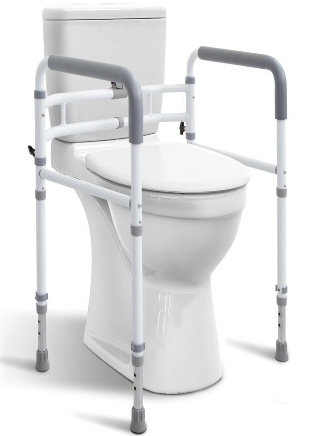 WeHwupe Toilet Rails - Toilet Safety Rail for Elderly Adults - Adjustable Bathroom Toilet Handles - Toilet Safety Frame & Rails - Toilet Grab Bars for Senior, Handicap & Disabled,Fits Most Toilets - Image 1