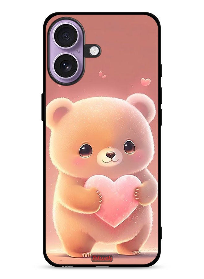 Tolwak Apple iPhone 17 Protective Case Cover Cute Little Panda Holding Heart - Image 1