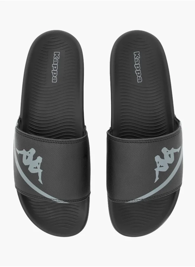 كابا Men's Logo Print Slides