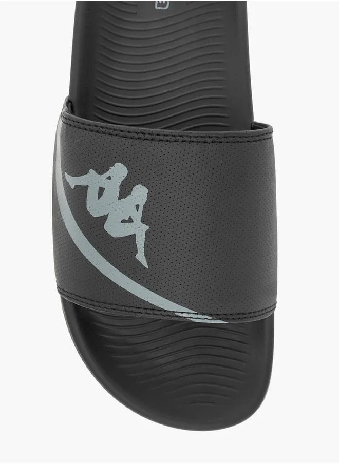 Kappa Men's Logo Print Slides