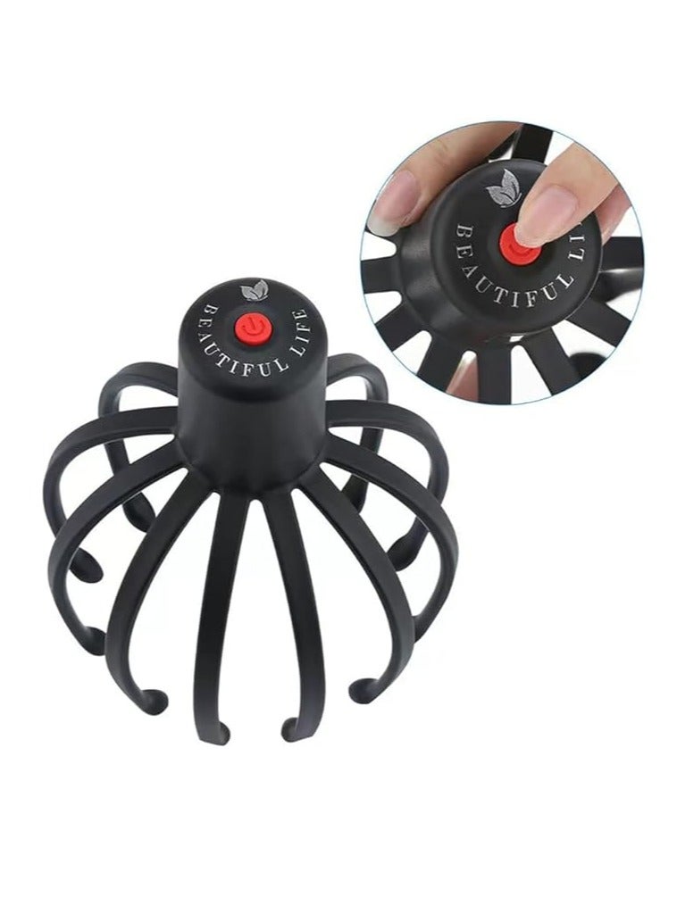 مدلك فروة الرأس الكهربائي مع 3 أوضاع ، مدلك الرأس بزاوية 360 درجة ، خدش الرأس المحمول اللاسلكي للاسترخاء - Image 1