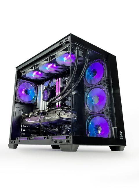 Bargain Battlestation Gaming PC - AMD Ryzen 9-7900X 4.7GHz Processor |  NVIDIA GeForce  RTX 4070Ti Super 12GB GPU | 64GB DDR5 RAM | 990 Pro 2TB SSD | 360mm Liquid Cooler | RGB 7 Fan Case | Windows 11 Pro | Desktop Computer Tower (Black)