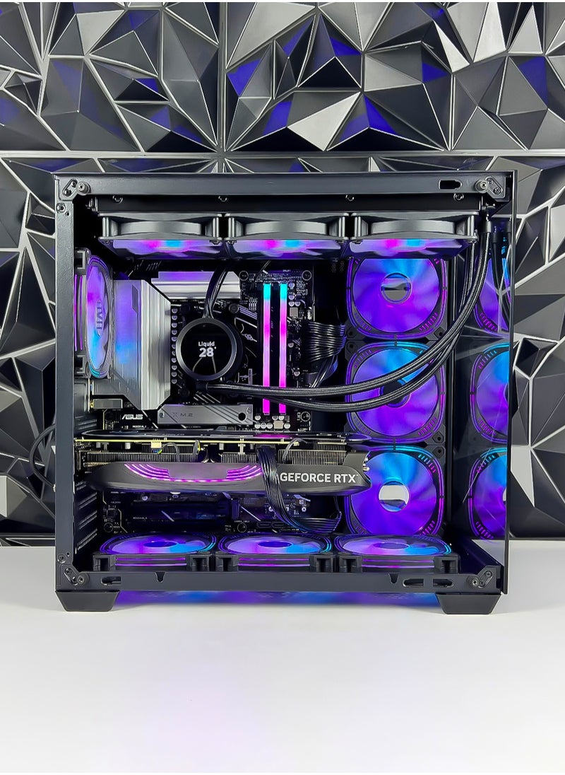 Game Sekret - صفقة كمبيوتر الألعاب Battlestation - معالج AMD Ryzen 9-7900X 4.7 جيجا هرتز | معالج NVIDIA GeForce RTX 4070Ti Super 12GB GPU | 64GB DDR5 RAM | ذاكرة وصول عشوائي DDR5 | 990 Pro 2TB SSD | مبرد سائل 360 ملم | علبة مروحة RGB 7 | Windows 11 Pro | برج كمبيوتر سطح المكتب (أسود) - Image 1