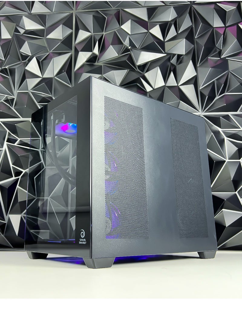 Game Sekret - صفقة كمبيوتر الألعاب Battlestation - معالج AMD Ryzen 9-7900X 4.7 جيجا هرتز | معالج NVIDIA GeForce RTX 4070Ti Super 12GB GPU | 64GB DDR5 RAM | ذاكرة وصول عشوائي DDR5 | 990 Pro 2TB SSD | مبرد سائل 360 ملم | علبة مروحة RGB 7 | Windows 11 Pro | برج كمبيوتر سطح المكتب (أسود) - Image 1