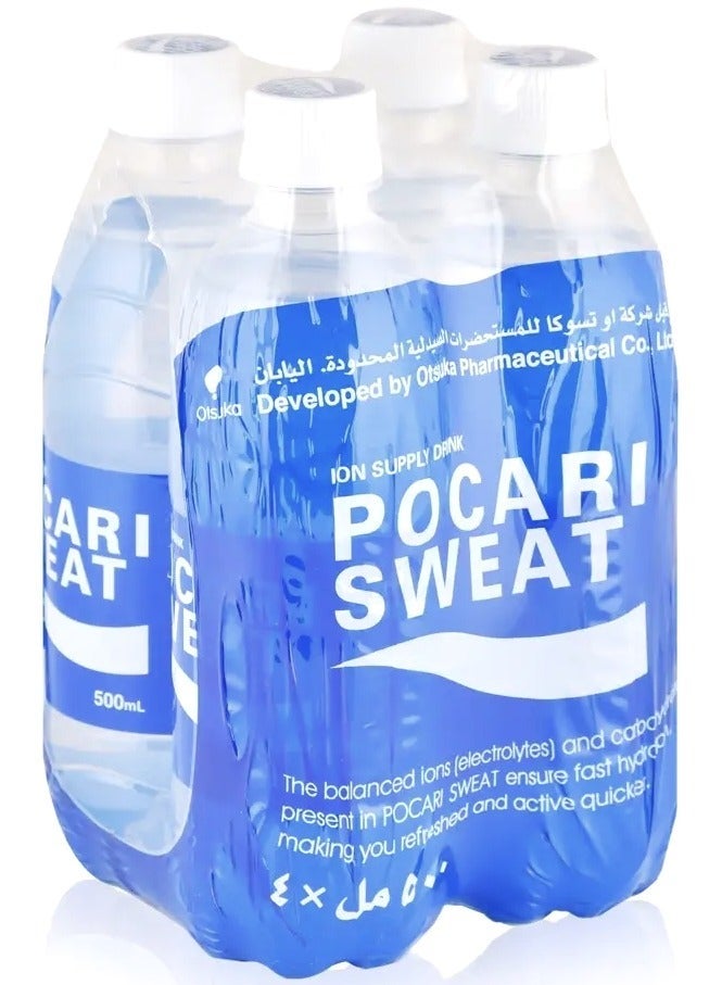 Pocari Sweat ION SUPPLY DRINK 500mL x 4 Bottles - Image 1