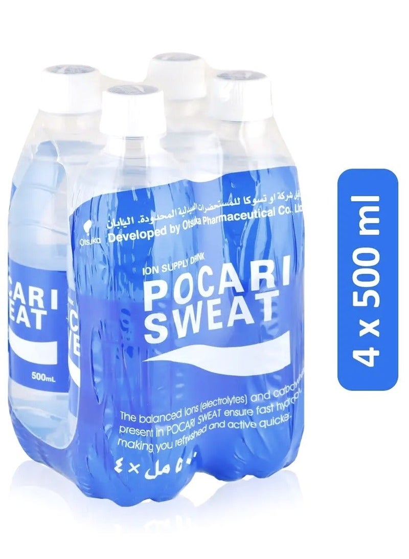 Pocari Sweat ION SUPPLY DRINK 500mL x 4 Bottles - Image 2