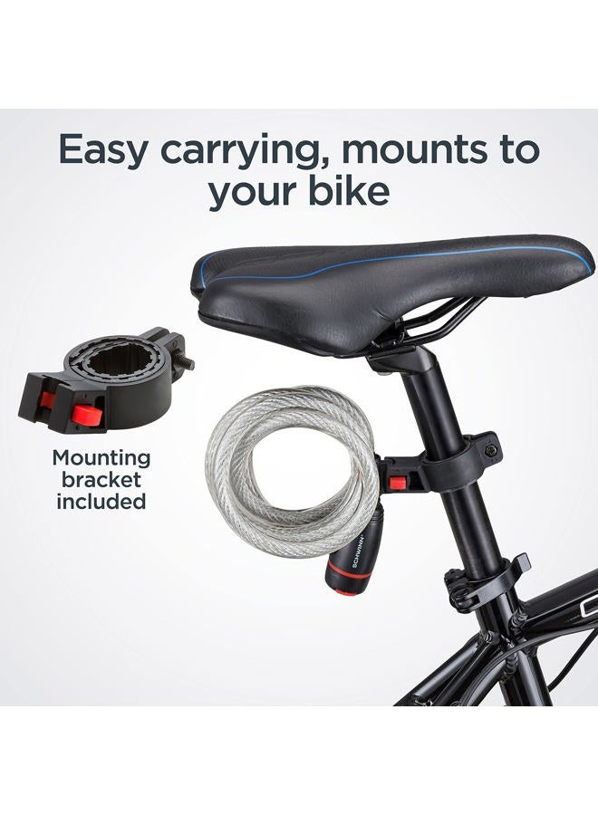 SCHWINN SW77779A-12UK Anti Theft Bike Lock, 6 Foot/12mm Cable - Image 5