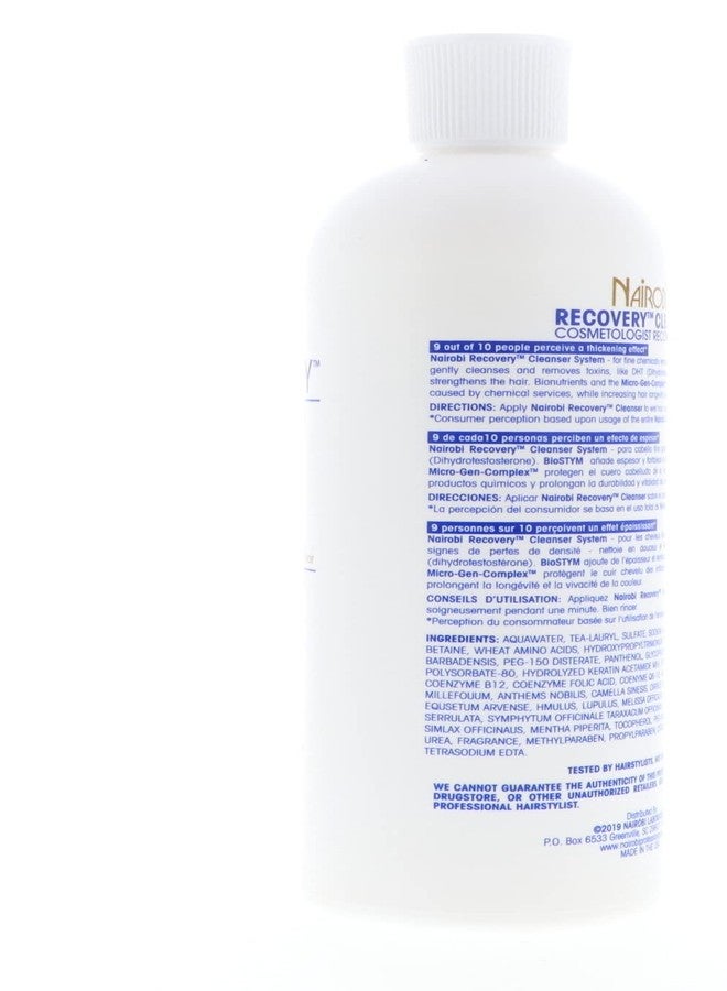 Nairobi Recovery Cleanser Shampoo for Unisex, 16 Ounce - Image 5