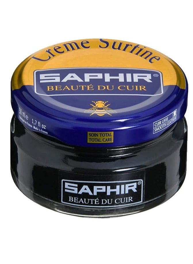 Premium كريم أحذية سافير أسود 50 مل - Image 1