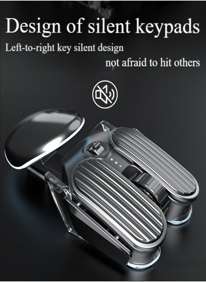 Bluetooth gaming mouse, rechargeable USB wireless mouse, dual-mode gaming mouse, suitable for laptops, Mac, PC, etc.