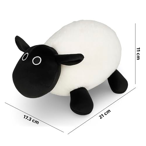 Webby Plush Adorable Sheep Soft Toys with Squeaker Sound | Stuffed Animals | Ideal Gift for New Born Kids - Image 4