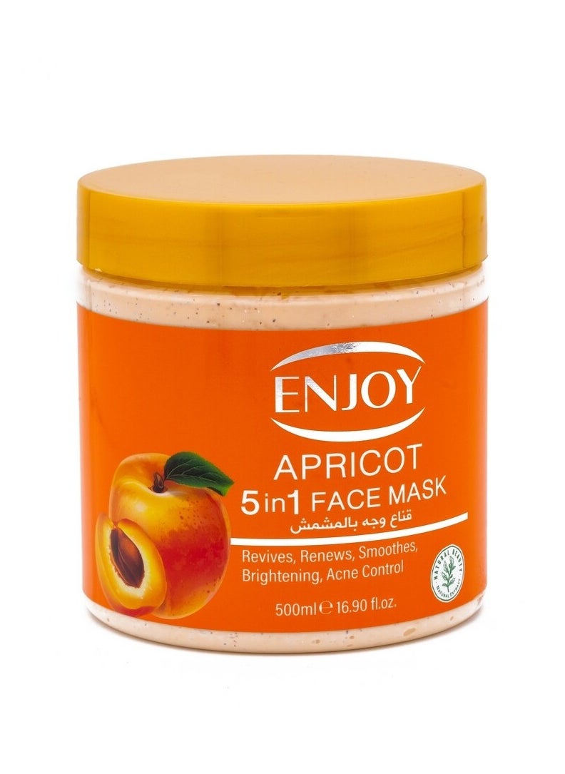 ENJOY Face And Body 5 In 1 Face Mask Apricot 500ml  - Image 1