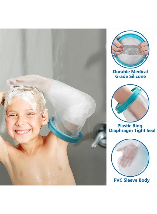 VALLEYWIND Kids Arm Cast Cover for Shower Bath Teens Waterproof and Watertight Cast Bandage Protector Bag for Broken Surgery Wound Arm, Hands, Wrists,Protector Bag (L-20inches) - Image 3