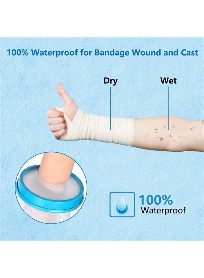 VALLEYWIND Kids Arm Cast Cover for Shower Bath Teens Waterproof and Watertight Cast Bandage Protector Bag for Broken Surgery Wound Arm, Hands, Wrists,Protector Bag (L-20inches) - Image 4