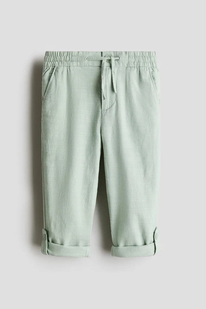 H&M Cotton roll-up chinos