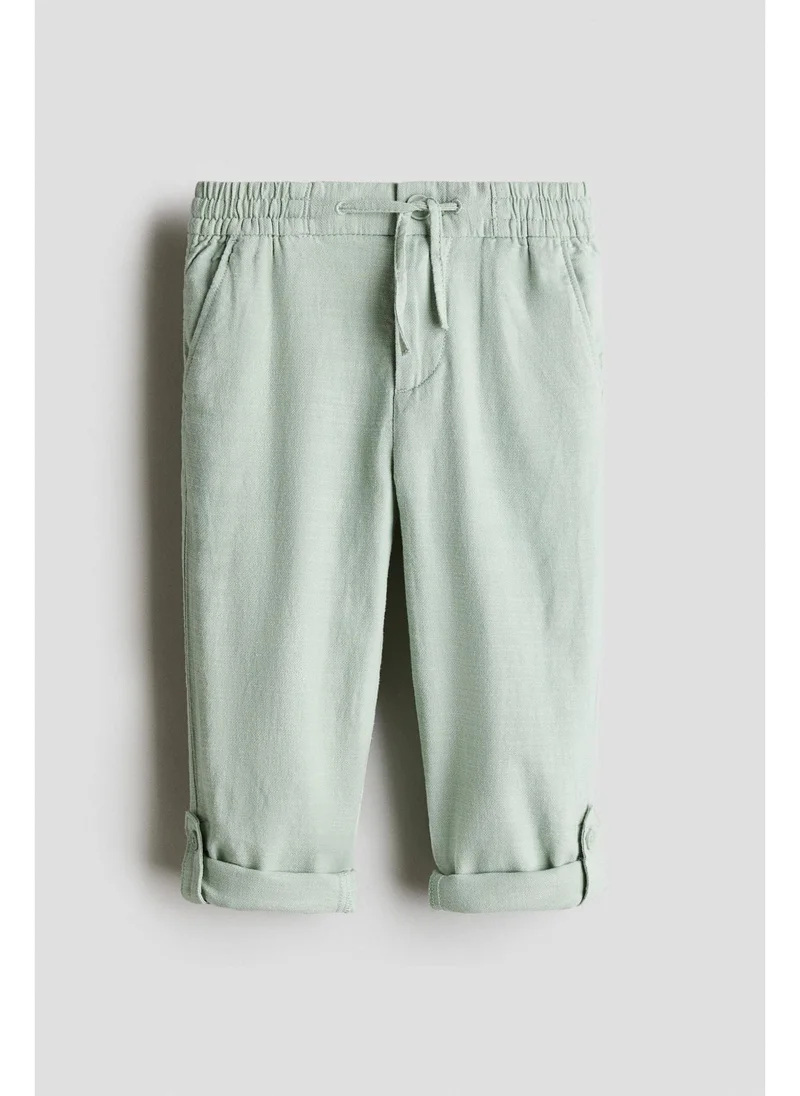 H&M Cotton roll-up chinos