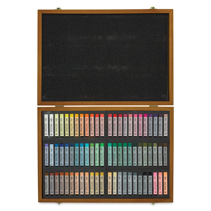 Mungyo Gallery Artists' Soft Oil Pastels Wood Box Set of 72 Assorted Colors(MOPV-72W) - Image 3