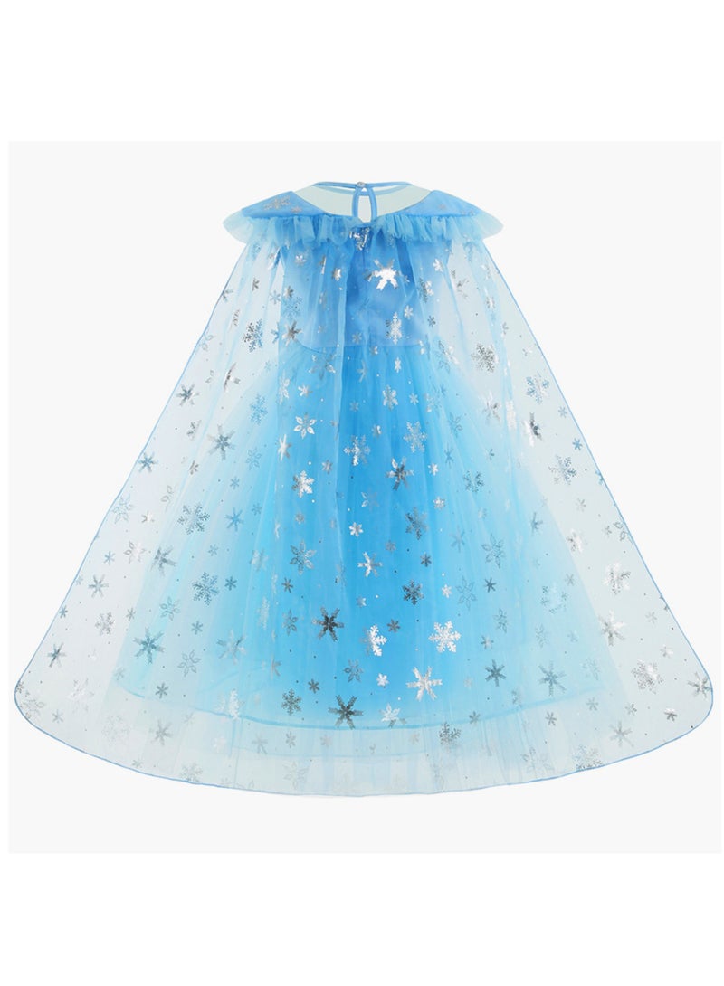 Arabest Princess Dresses, Summer Elsa Dresses, Short Sleeve Sarees, Princess Dresses, Party Costumes-140cm - Image 2