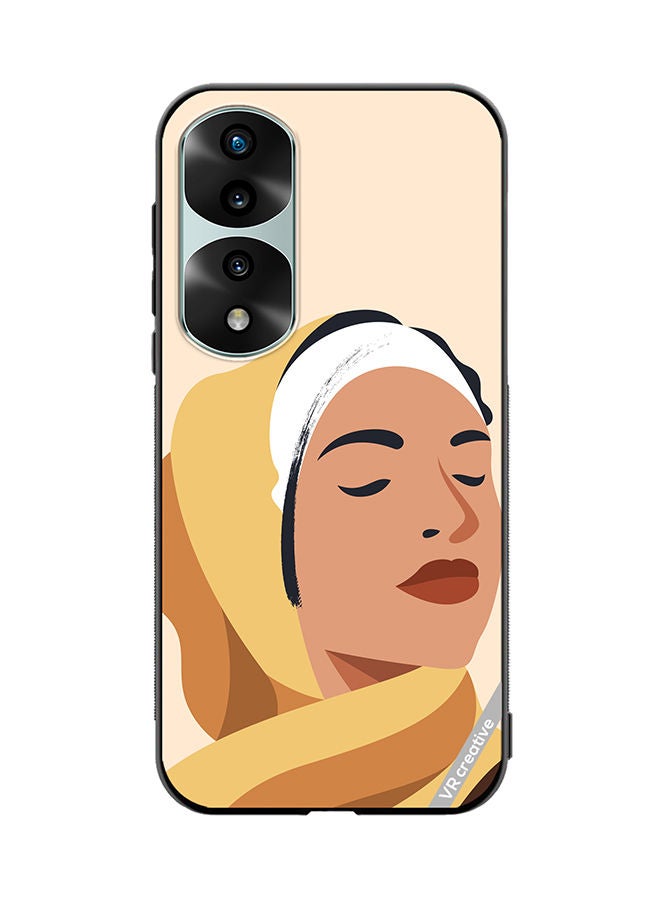 VR CREATIVE Protective Case Cover For Honor 70 Pro plus Cartoon Woman Shape Design Multicolour - Image 1
