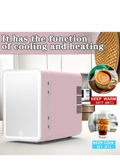 6L Portable Mini Fridge Cooler and Warmer Small Personal Fridge for Skin Care, Cosmetics, Drinks, Food, Great for Bedroom, Office, Car Fridge, Dorm (Pink) - pzsku/Z6741F833A09D41234859Z/45/_/1723540750/b7ed476f-e8dc-43bf-8c6e-017eeaa83c14