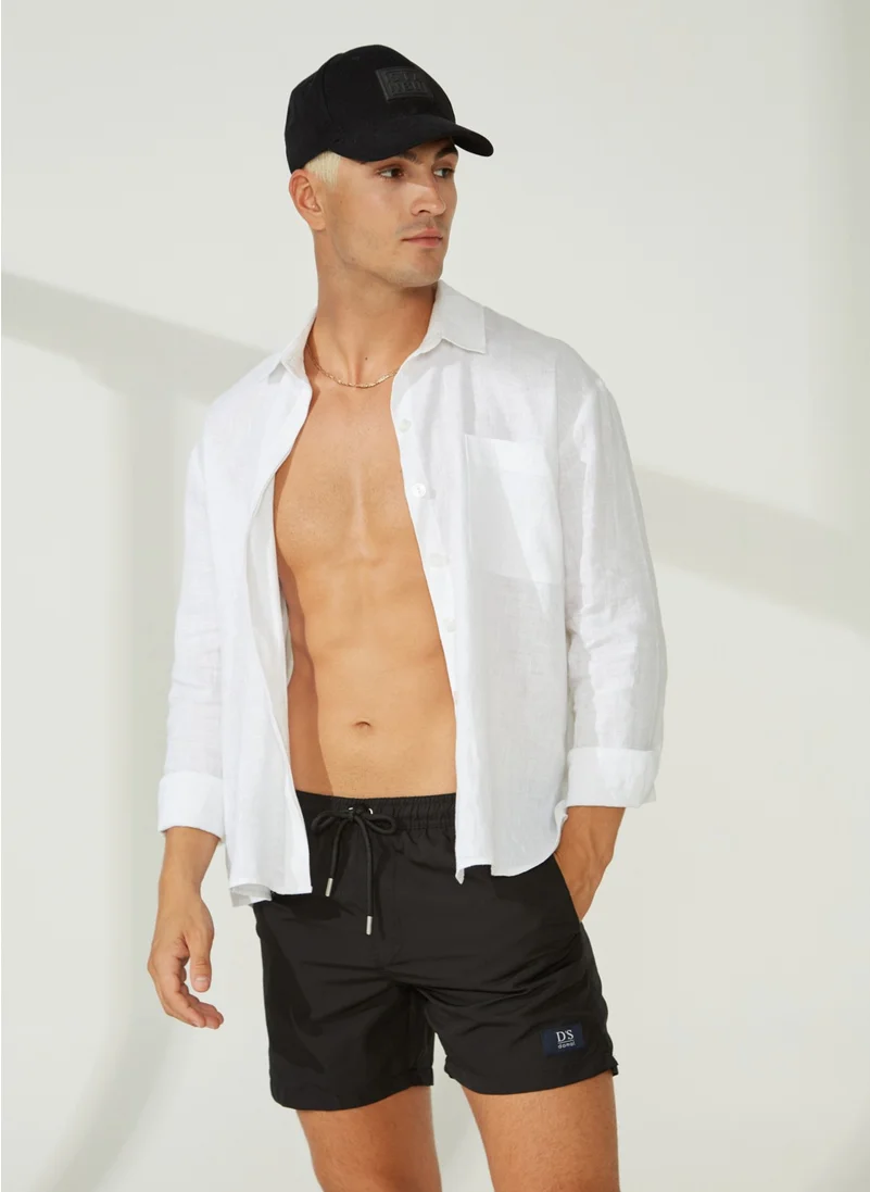 Ds Damat Black Men's Shorts Swimsuit