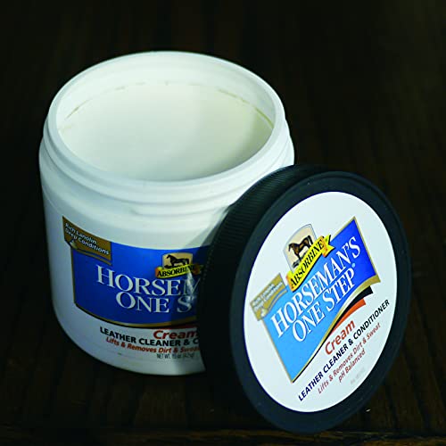 Absorbine Horseman’s One Step Leather Cleaner & Conditioner Cream, Vinyl/Leather Treatment to Clean, Protect, Restore & Prevent Dryness, 15oz - Image 4