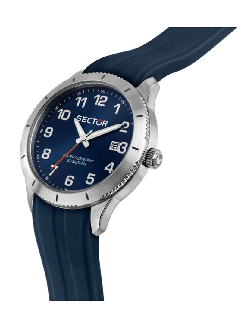 Sector 270 37MM 3H BLUE DIAL BLUE SIL ST+SZS109 - Image 5