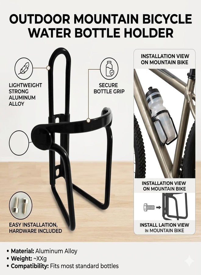 Wavva® Outdoor Lightweight Strong Aluminum Alloy Mountain Bicycle Water Bottle Holder Bicycle Bottle Holder - Image 4