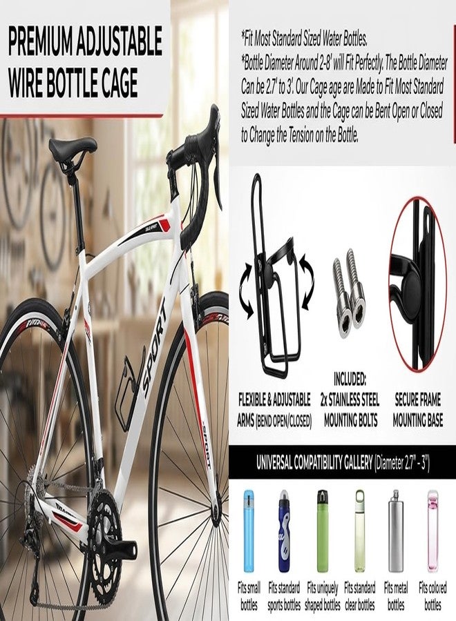 Wavva® Outdoor Lightweight Strong Aluminum Alloy Mountain Bicycle Water Bottle Holder Bicycle Bottle Holder - Image 3