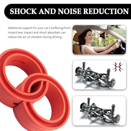 Salior 2PCS Front-Rear Coil Spring Spacer for 1.45''-1.65'' Spring Spacing,Heavy-Duty Coil Spring Booster Enhance Spring Rate,Universal Coil Spring Spacers Car Accessories for 2000-2500Lb Car - Image 5
