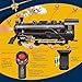 BUBUQE Electric Remote Control Train Set Christmas Trains Steam Locomotive Cargo Car Tracks Rechargeable Train Toys for Kids w3 SmokeWhistle Lights Christmas Birthday Gift for Boys Girls 3 4 5 6 7 - Image 4