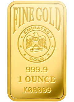 Emirates Gold 1 Ounce Gold Bar Fine Gold 999.9 Purity 31.1 Grams  - Image 2