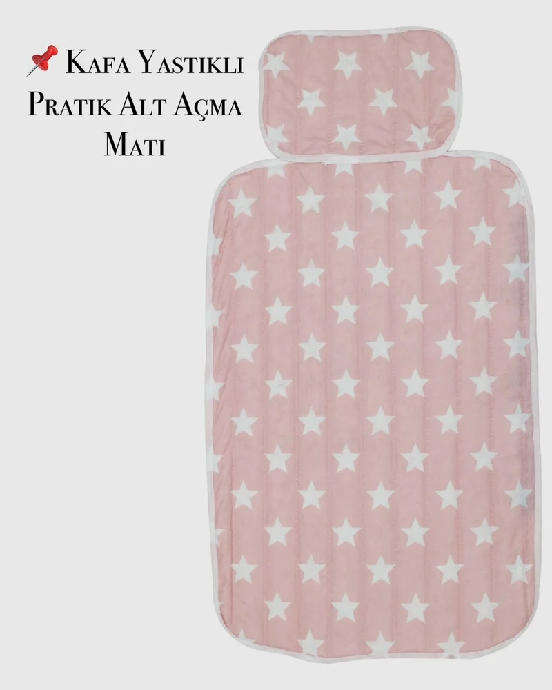 Morport Practical Diaper Changing Mat Cushion Diaper Changing Pad Care Cover (Pink)