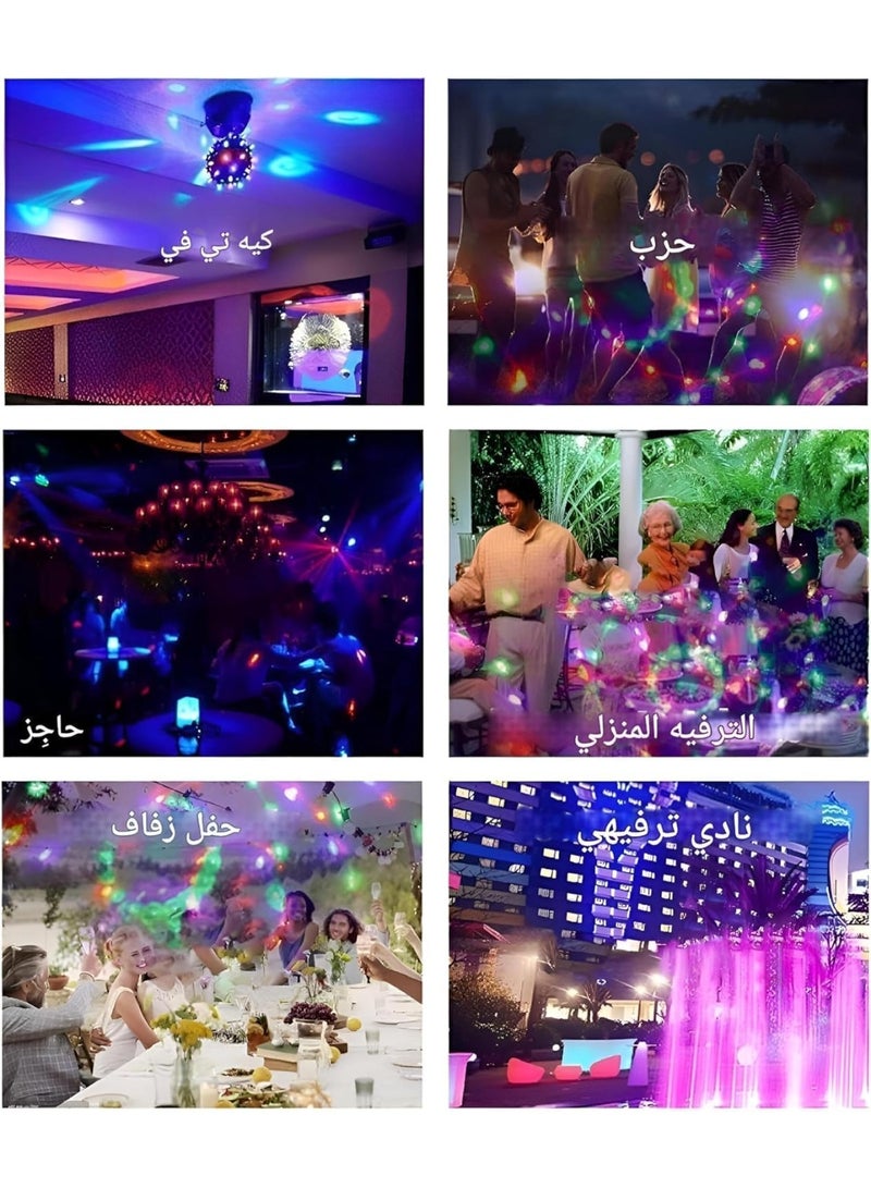 Hero Rotating Disco Light Bulb E27, RGB Crystal Magic Ball LED Party Light for Birthday, Wedding, Home Party and Kids Room - Image 5