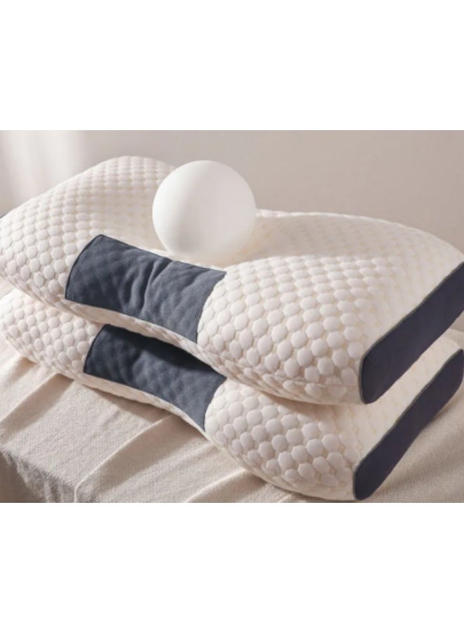 وسادة مساج لدعم الرقبة بتصميم طبي – وسادة عنق ميموري فوم لتخفيف آلام الرقبة ونوم مريح - Image 2
