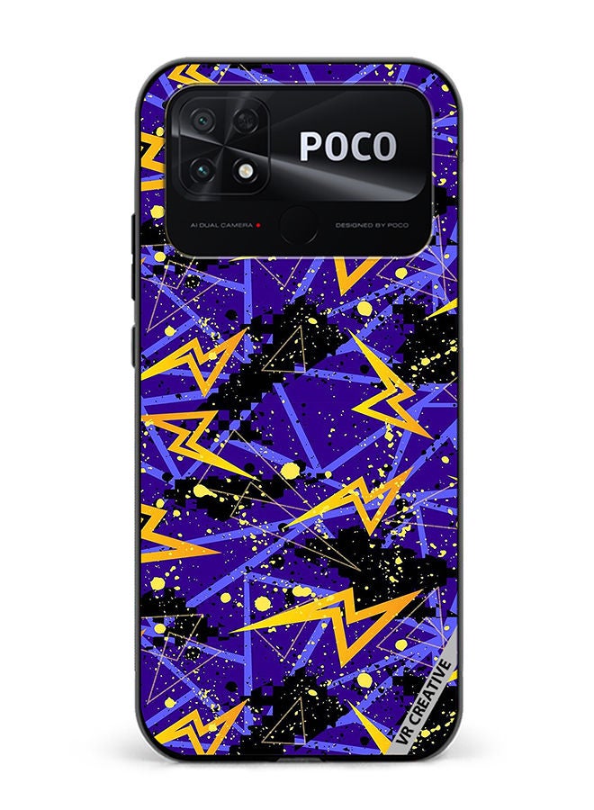 VR CREATIVE Protective Case Cover For Xiaomi Poco C40 Texture Design Multicolour - Image 1