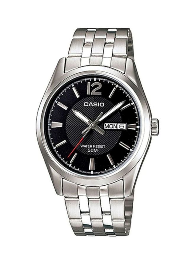 CASIO Men Enticer Watch MTP-1335D-1A - 44 mm - Silver - Image 1