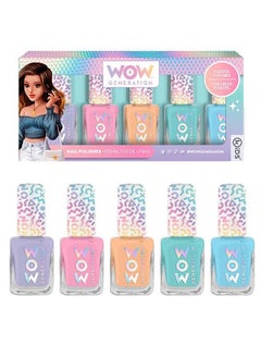 WOW Generation WOW Generation Pastel Colors Nail Polishes (Pack of 5, 5 ml Each)  - Image 2