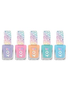WOW Generation WOW Generation Pastel Colors Nail Polishes (Pack of 5, 5 ml Each)  - Image 1